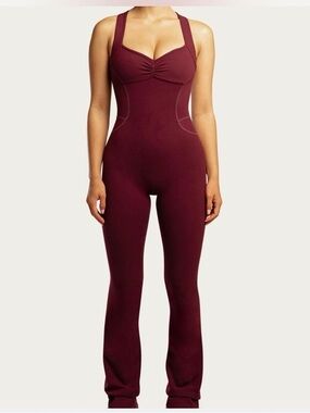 437 Black Cherry The Sculpt Onesie